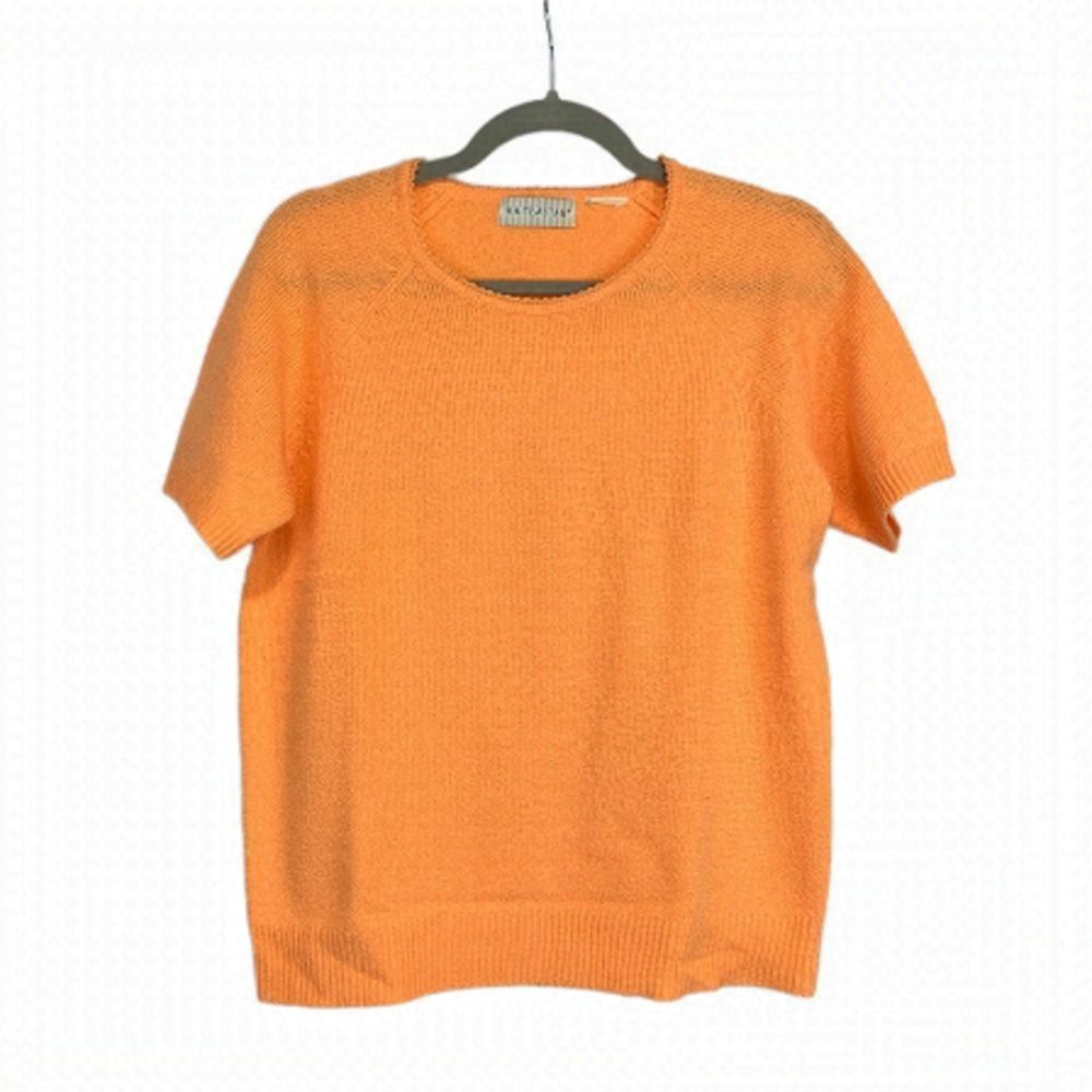 Vintage White Stag Fine Knit Tangerine Sweater